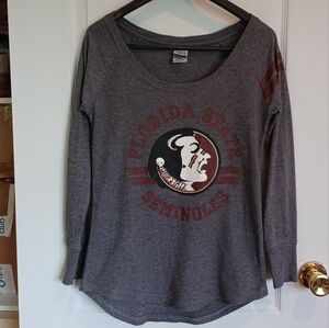 CREATIVE APPAREL CONCEPTS MEDIUM L/S SHIRT "FLORIDA STATE SEMINOLES" W/ LOGO